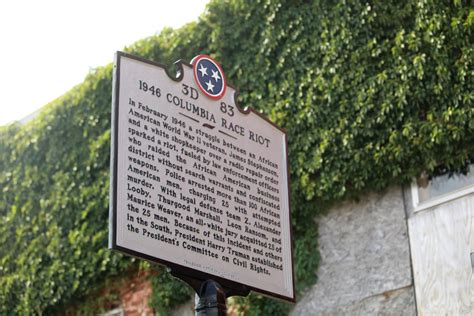1946 Columbia Race Riot Historical Marker