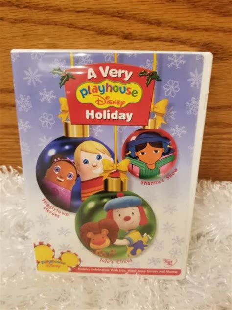 New A Very Playhouse Disney Holiday Dvd 2005 Jojos Circus Higglytown