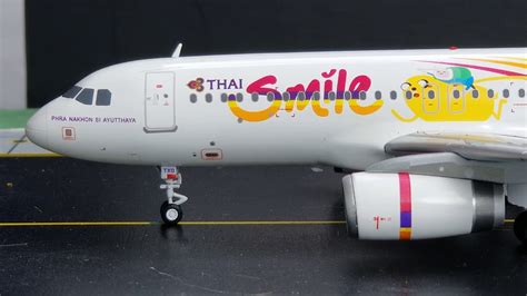 Gemini 200 Thai Smile Airways A320 With The Sharklets Cartoon Network Amazone Livery Review Fhd