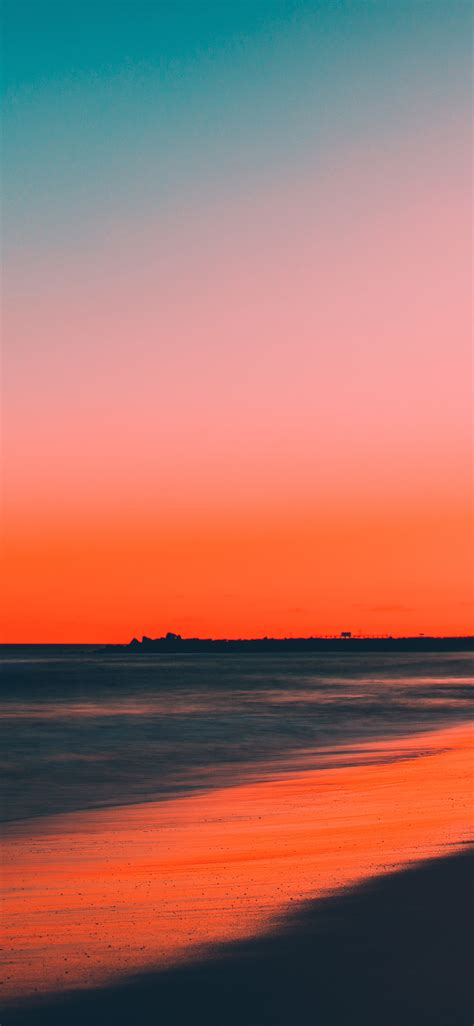 Sunset By The Beach 1125x2436 Download Hd Wallpaper Wallpapertip