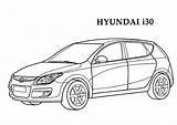 Hyundai Coloring I30 Peach Bowser Drawing Cars Sport sketch template