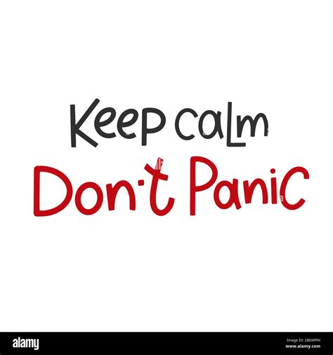 Covid 19 Stickers Keep Calm Dont Panic Coronavirus Lettering
