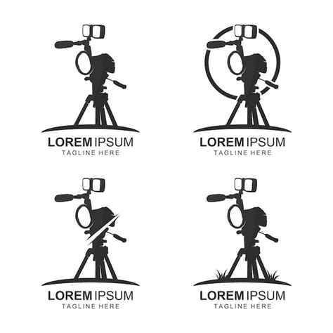 Premium Vector Camera Silhouette Logo