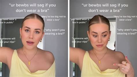 Tiktok User Casee Brim Says She Has Trained Her F Cup Boobs To Be