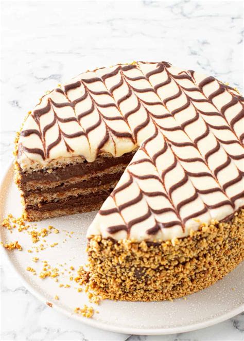 Hungarian Hazelnut And Chocolate Layer Cake Recipe Cart