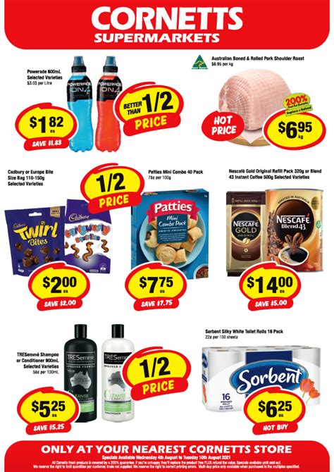 Catalogues And Specials Cornetts Supermarkets
