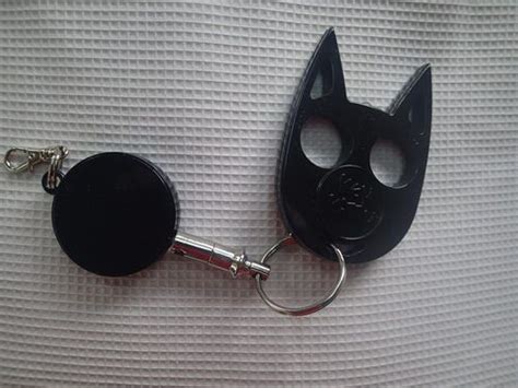 The cat keychains should just be used as an extra protection tool and not your sole tool in your arsenal, as they are great because they are lightweight and they are highly. Self Defense Keychain Personal Protection Black #Kitty # ...