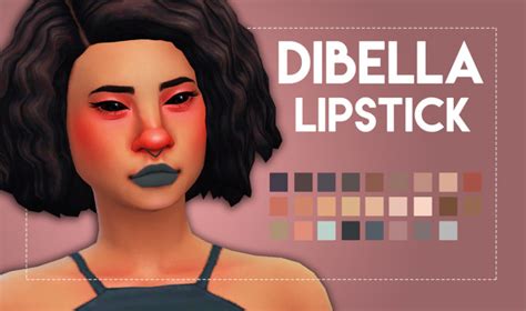 Sims4mm — Weepingsimmer 🌺 Dibella Lipstick 🌺 Not A Subtle