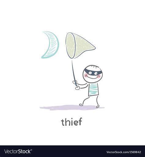 Thief Royalty Free Vector Image Vectorstock