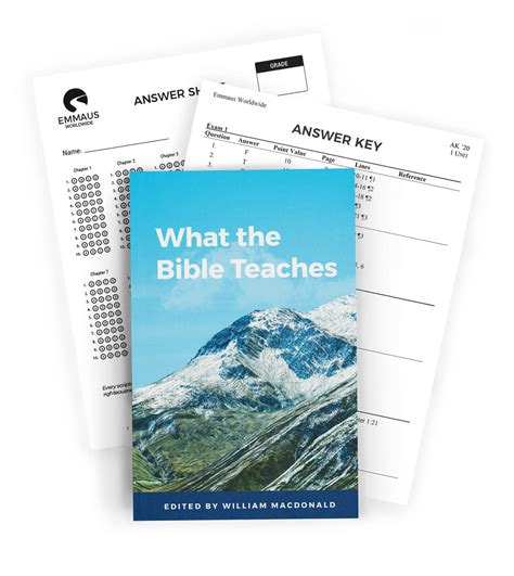 What The Bible Teaches Homeschool Edition Emmaus Worldwide
