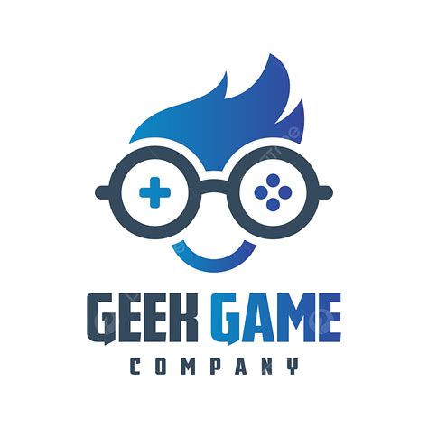 Game Logo Design Vector Art Png Online Geek Game Logo Design Geek
