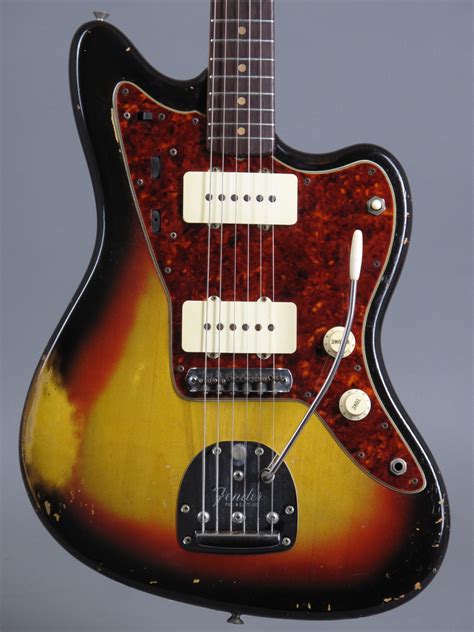 1963 Fender Jazzmaster - 3-tone Sunburst ...flamed neck!-Vi63FeJazzmstrSB_L13368