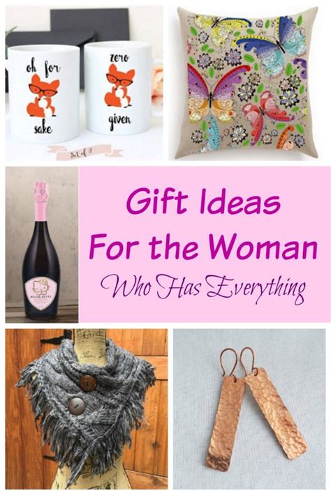 We're here to help you choosing the right gift. Gift Ideas For The Women Who Has Everything