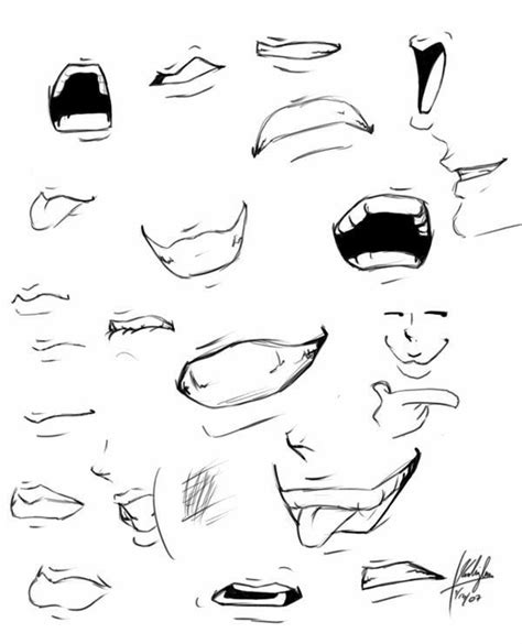 Pin By Kayylaa On Facetype Base Mouth Drawing Anime Mouth Drawing
