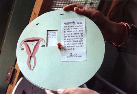 Lakshmi Murthy Instruction Wheel For Menstruation India At The Museum Of Menstruation And