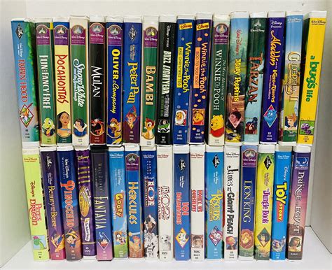 Disney Vhs Lot