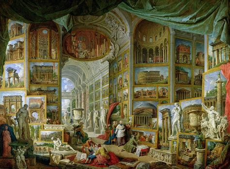 Gallery Of Views Of Ancient Rome By Giovanni Paolo Panini Rome Art
