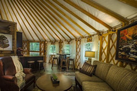 New Forest Yurt Camping Luxury Yurt Camping Near Lake Nantahala In