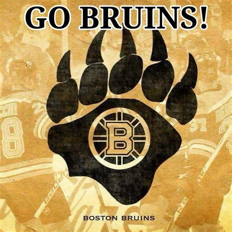 Go Bruins Bear Claw Boston Bruins Bruins Hockey Boston Bruins Logo