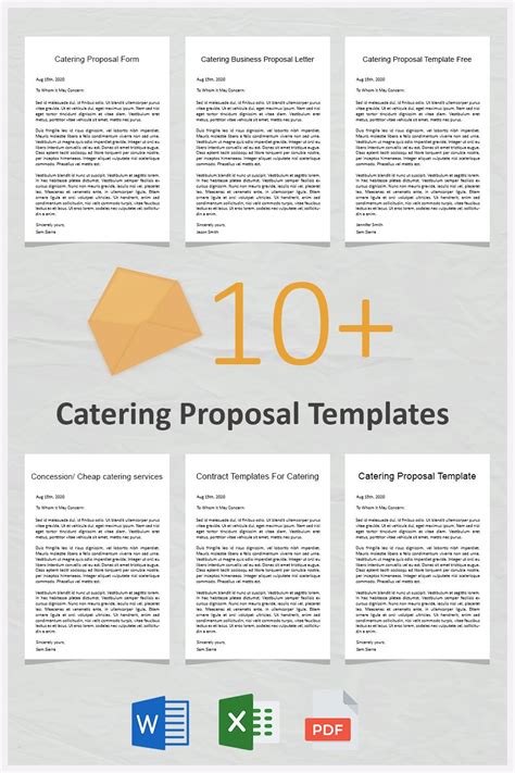 Visit AllFormTemplates To View Free Templates For Catering Proposals