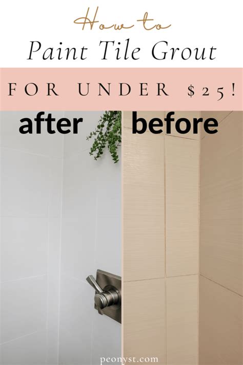 How To Paint Shower Tile Does It Work Peony Street