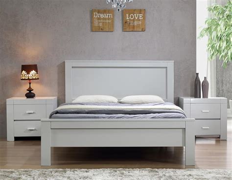 Grey Wooden Bed Grey Bed Frame Grey Wooden Bed Frame White Bed Frame