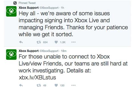 Xbox Live Status Microsoft Confirm Xbox Core Services Are Down Ps4