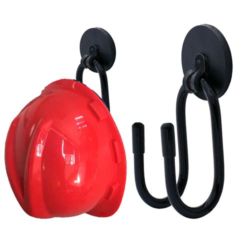 Magnetic Hanger Hard Hat Hook Safety Helmet Holder Hat Display Rack Cap