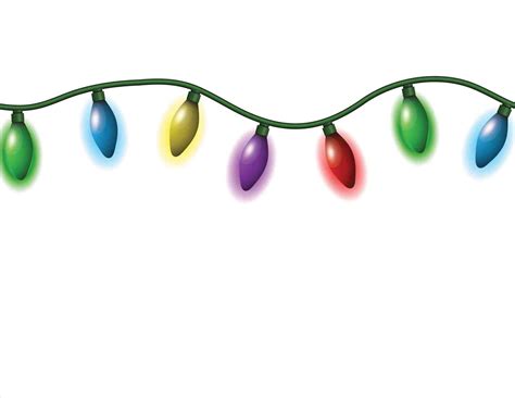 String Of Christmas Lights Free Download On Clipartmag