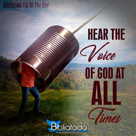 Hear The Voice Of God At All Times Christian Pictures