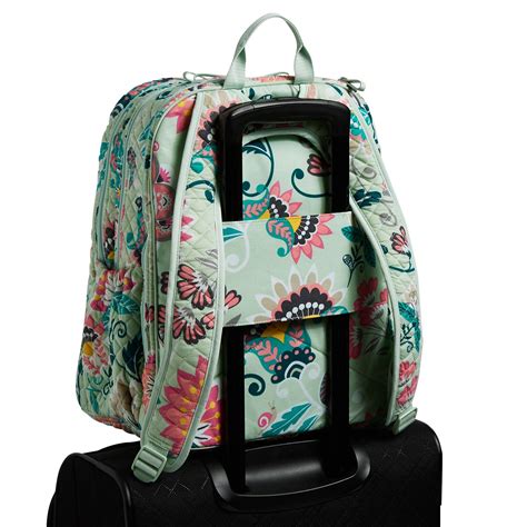 Vera bradley backpack sling, mint flower | fashion. Vera Bradley Iconic XL Campus Backpack, Green | Campus ...