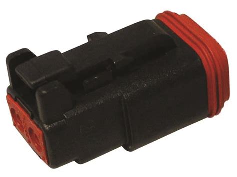 Dt06 2s P012 Dt 2 Way In Line Enhanced Seal Retention Plug Dalroad