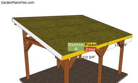12x16 Lean To Pavilion Free Diy Plans Free Garden Plans How To