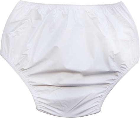 Mylesta Ladies Plain White Waterproof Incontinence Briefs Pants Knickers Uk Clothing