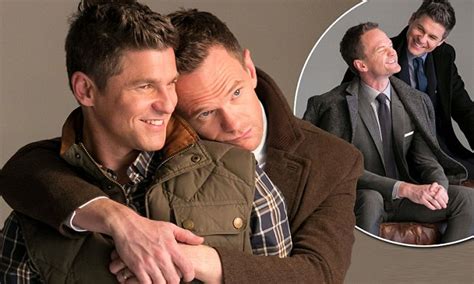 Neil Patrick Harris And David Burtka Kiss And Cuddle In Campaign For London Fog Daily Mail Online