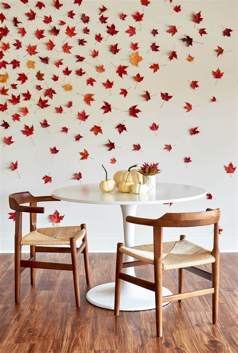 Create Your Own Diy Fall Leaf Installation Using All The Colorful