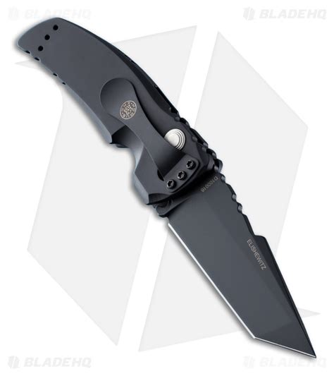 Hogue Ex A01 Automatic Knife Tanto Black Aluminum Blade Hq