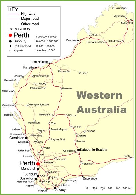 Western Australia Map My Blog