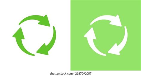 Recycling Icon Arrow That Revolves Endlessly Stock Vector Royalty Free