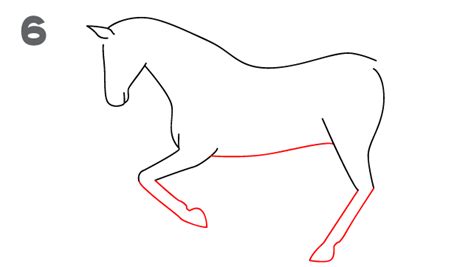 This free step by step lesson progressively builds upon each previous step until you get to the final rendering of the horse. How To Draw a Horse - Step-by-Step