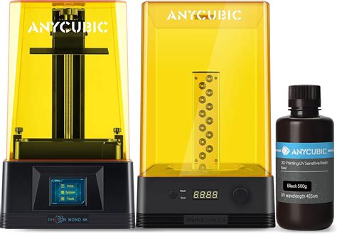 Anycubic Photon Mono 4k Anycubic Wash And Cure Station 20 3d