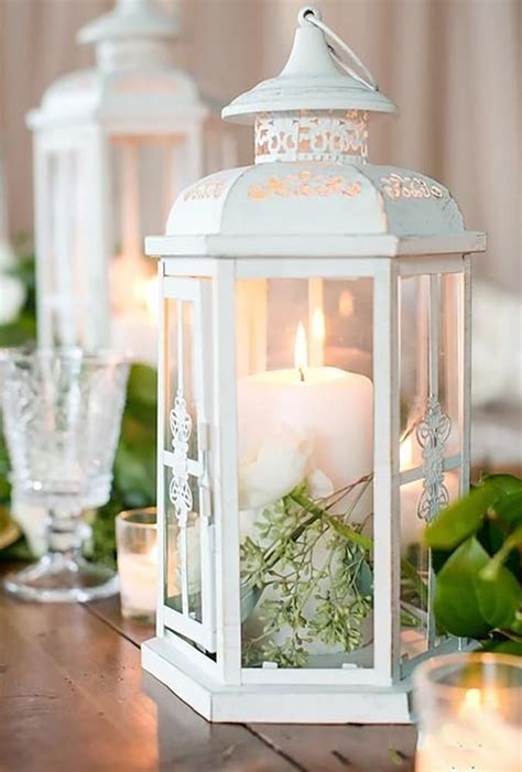 Centerpiece Ideas For All White Party 51 Amazing Lantern Wedding