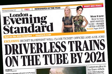 Ni Wins Printing Contract For London Evening Standard
