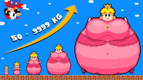 Omg Fat Princess Peach Super Sized In Super Mario Bros Game