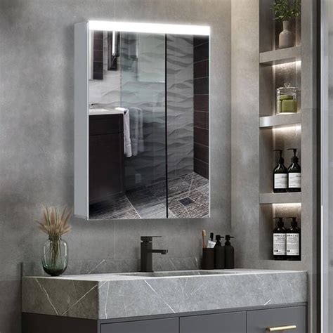 Double Sided Mirror Bathroom Cabinet Rispa
