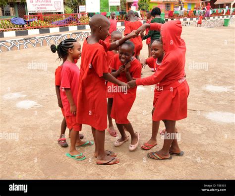 Kampala Uganda 1st June 2019 Children Play Game During The