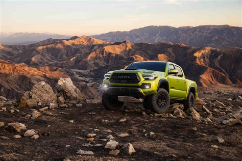 2022 Toyota Tacoma Trd Pro Gets Suspension Lift Flashy New Color