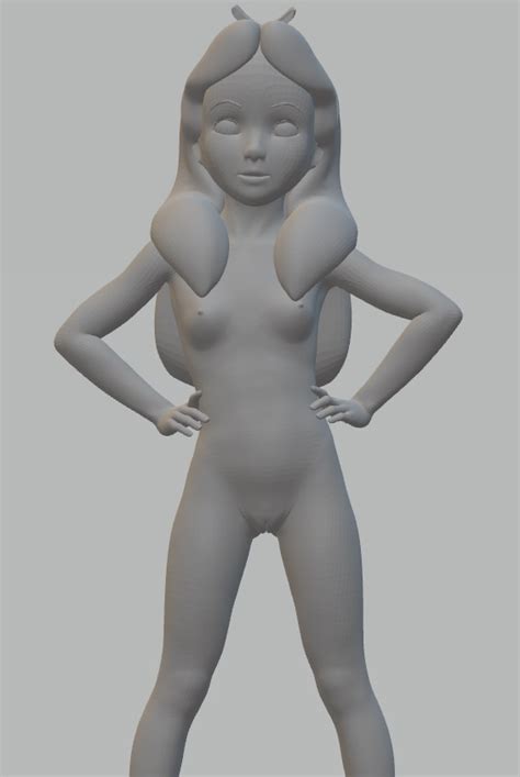 Archivo D Busto Elsa Nude Modelo Para Descargar Y Imprimir En Dcults