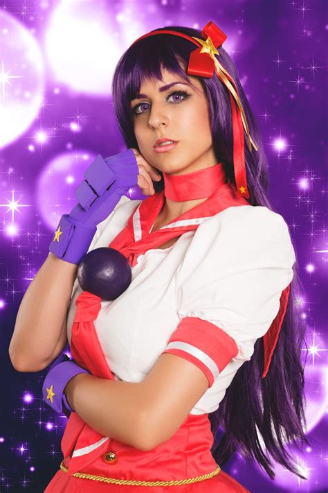 High Resolution Photography Of Juby Headshot In Her Athena Asamiya Cosplay From King Of Fighters