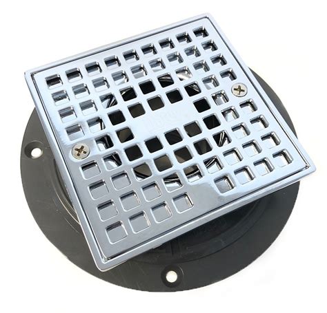 Oatey Square Shower Drain Strainer 42320 With Abs Drain Body
